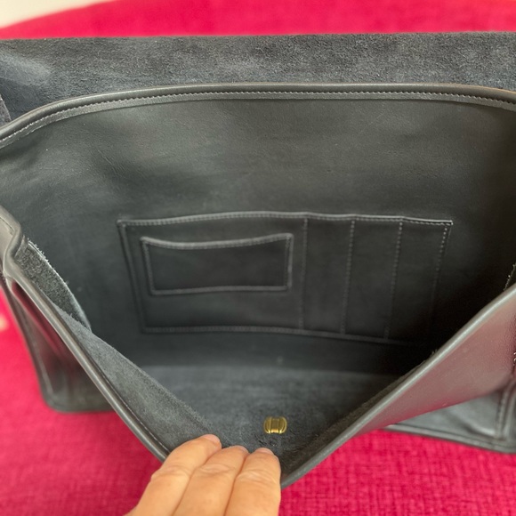 Coach vintage black leather Beekman Briefcase - Picture 10 of 12